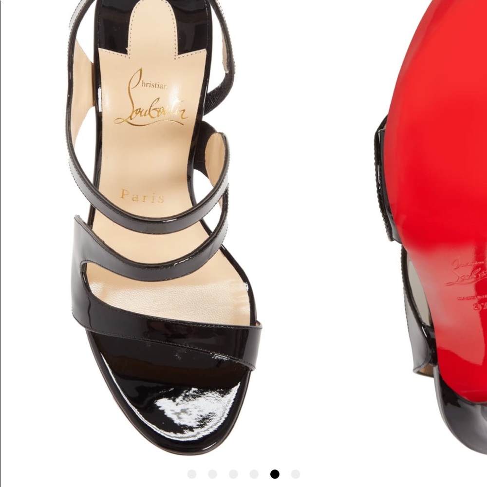 Christian Louboutin VAVAZOU 100mm Patent Slingback